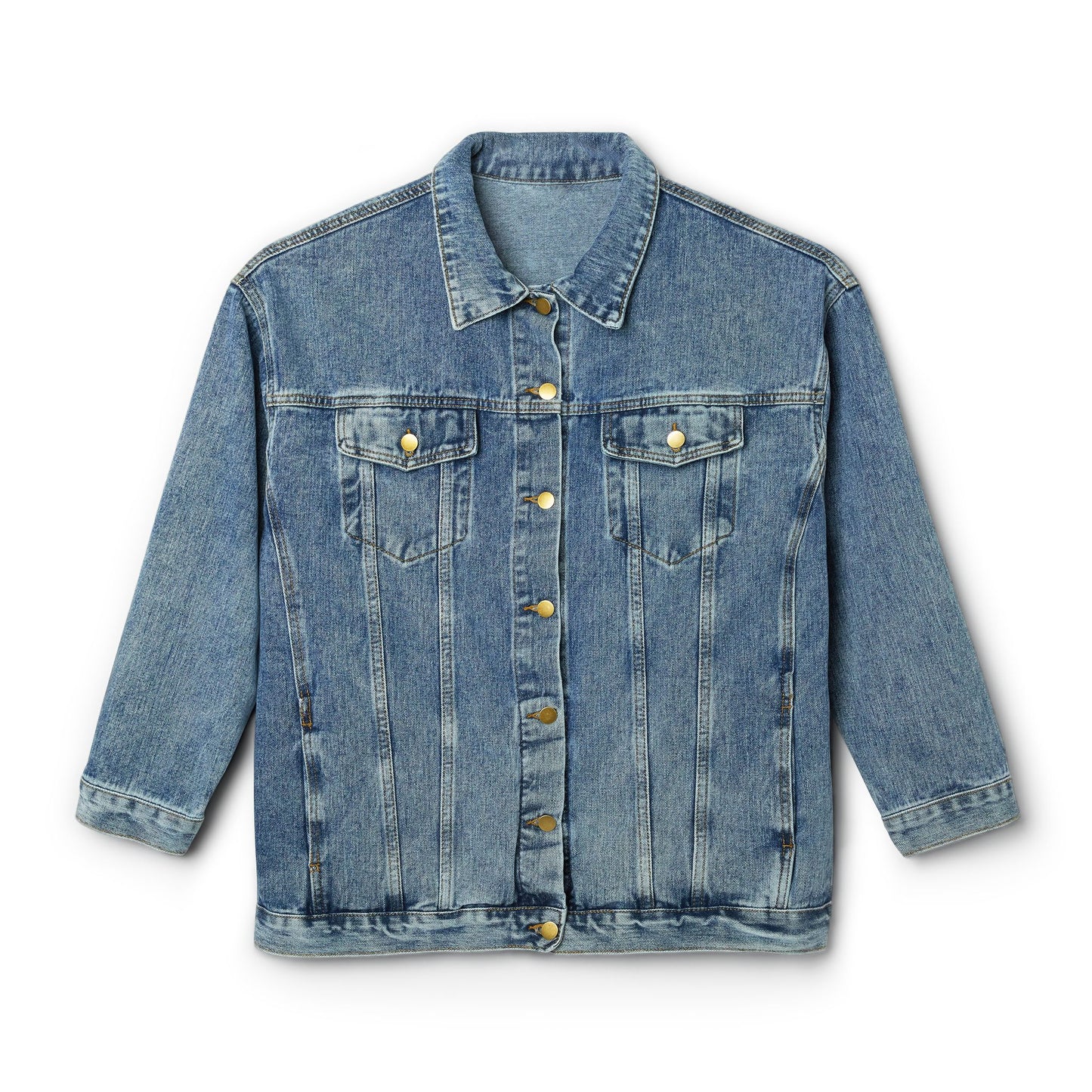Just a Girl Who Loves Cats Denim Jacket for Women