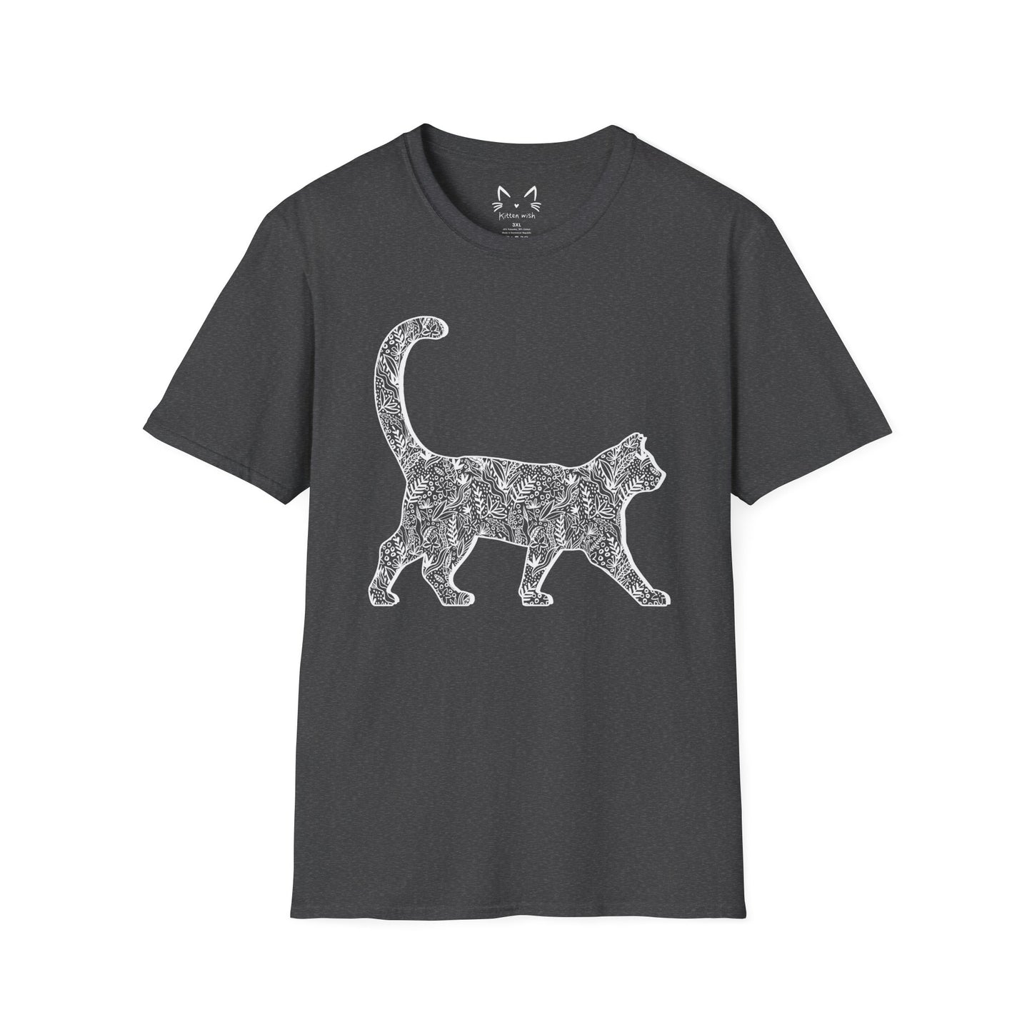 Floral Cat T-Shirt