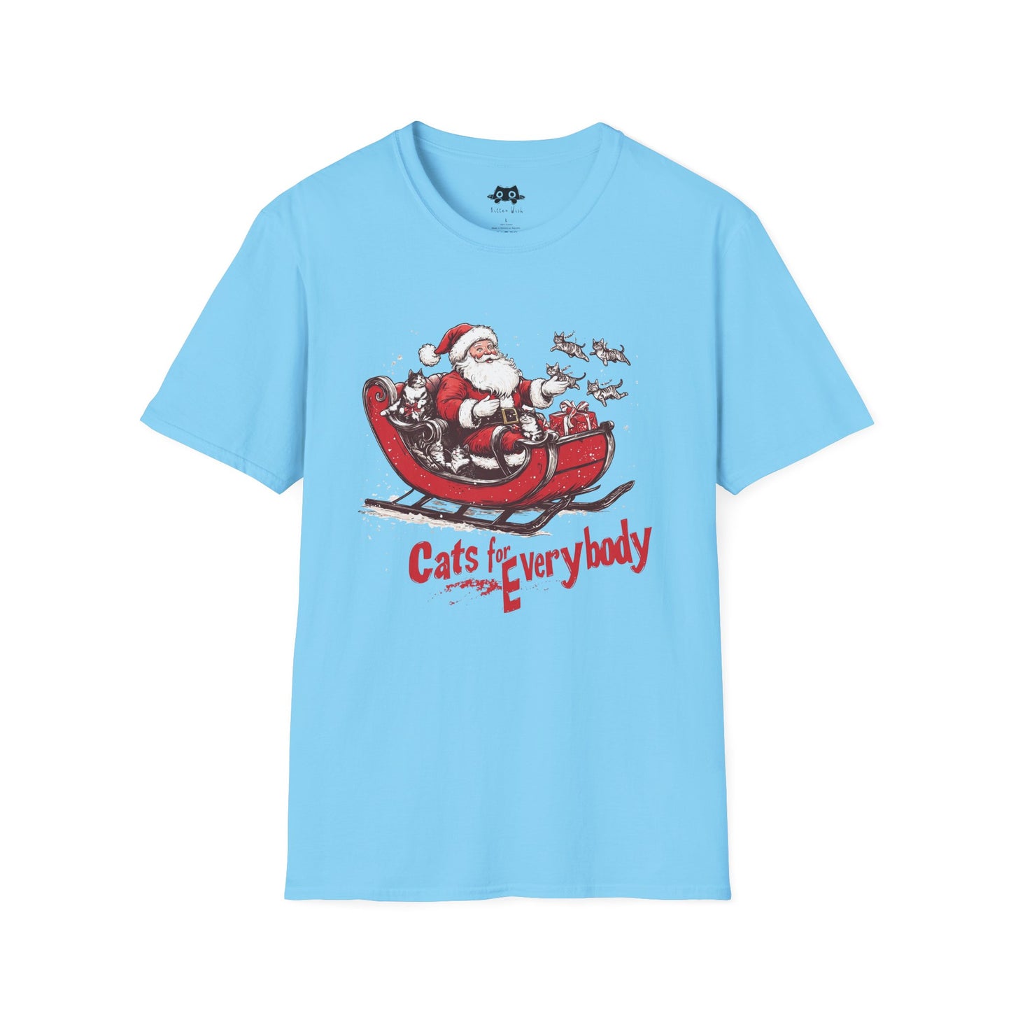 Cats For Everybody Christmas Santa T-Shirt