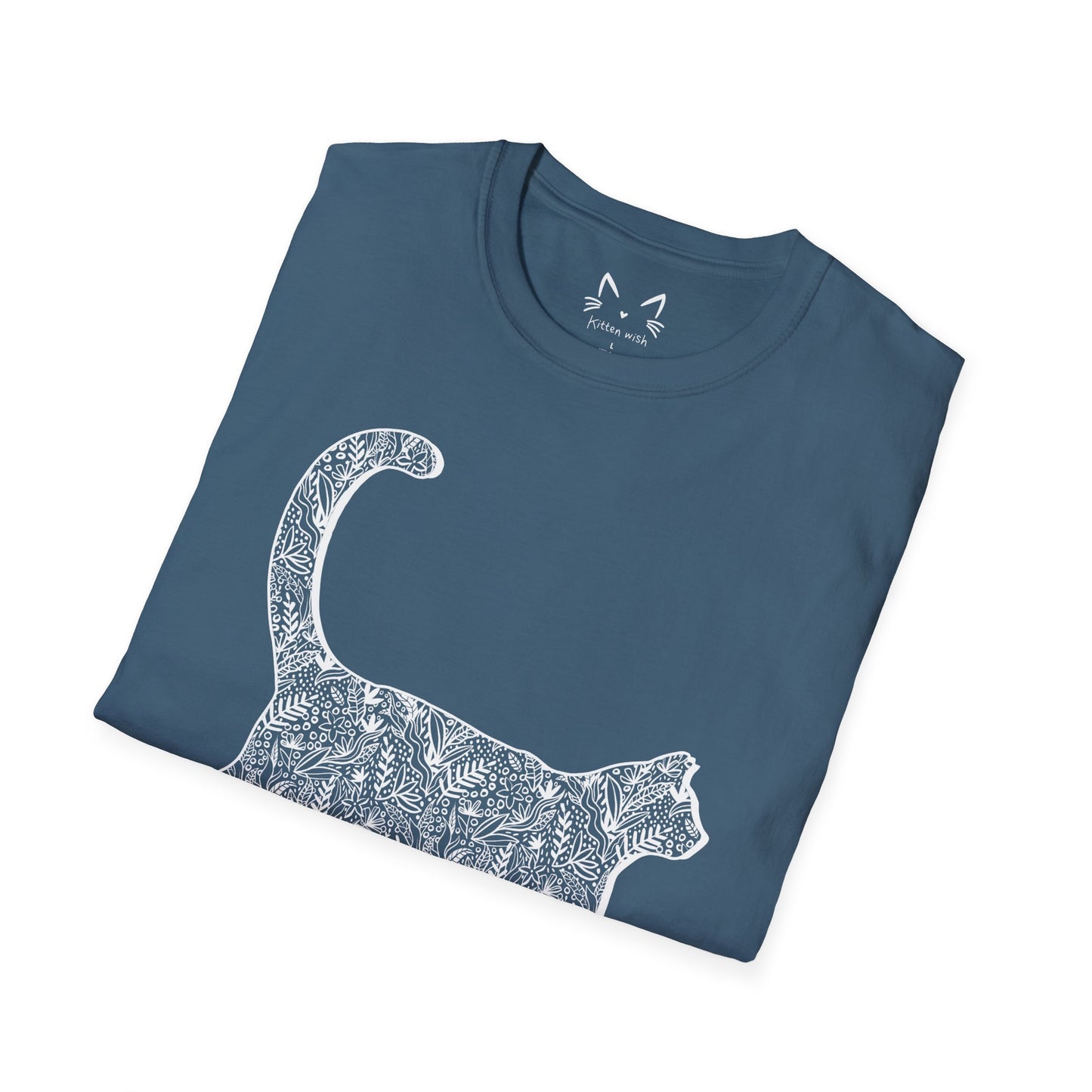 Floral Cat T-Shirt