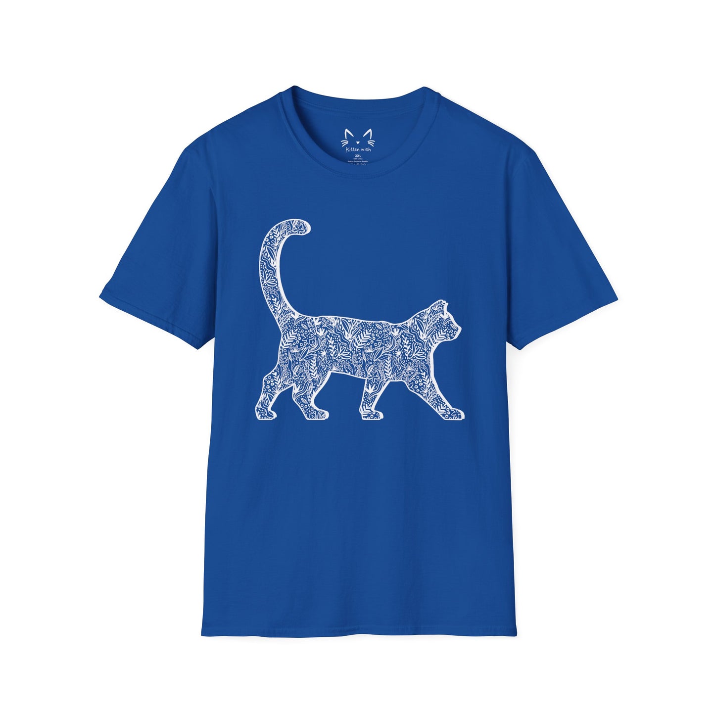 Floral Cat T-Shirt