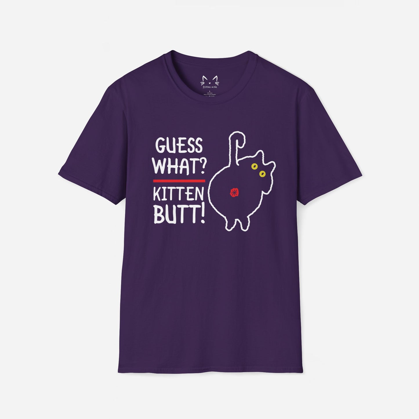 Guest What Kitten Butt Cat T-Shirt