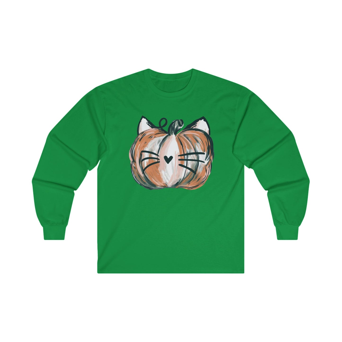 Cat Pumpkin Long Sleeve Tee 2