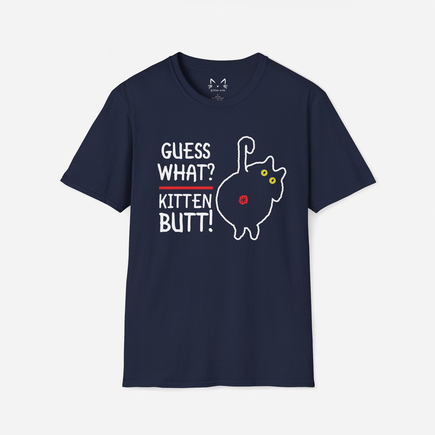 Guest What Kitten Butt Cat T-Shirt