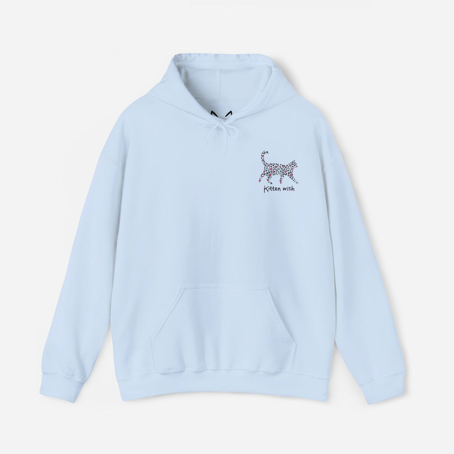 Leopard Heart Cat Hoodie