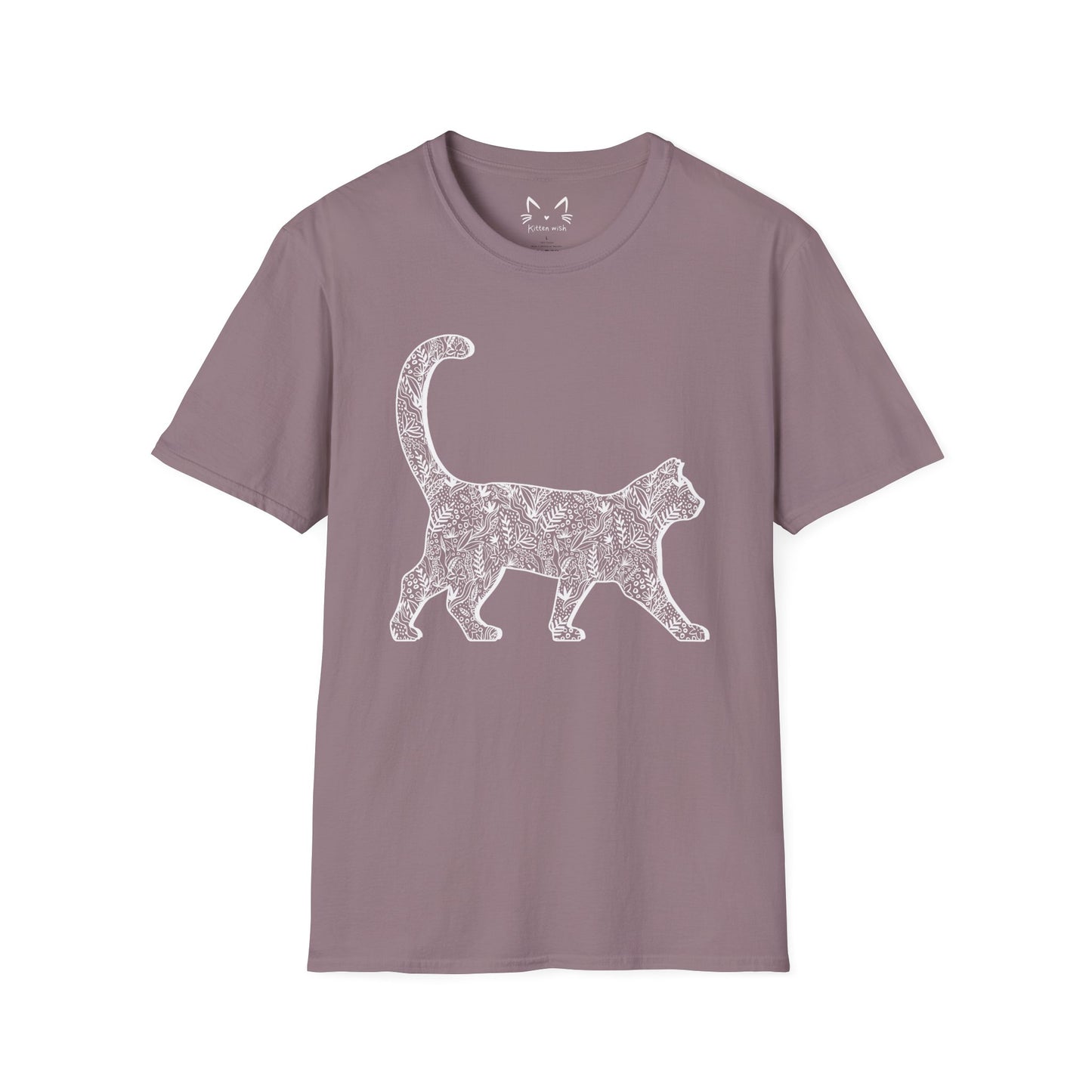 Floral Cat T-Shirt