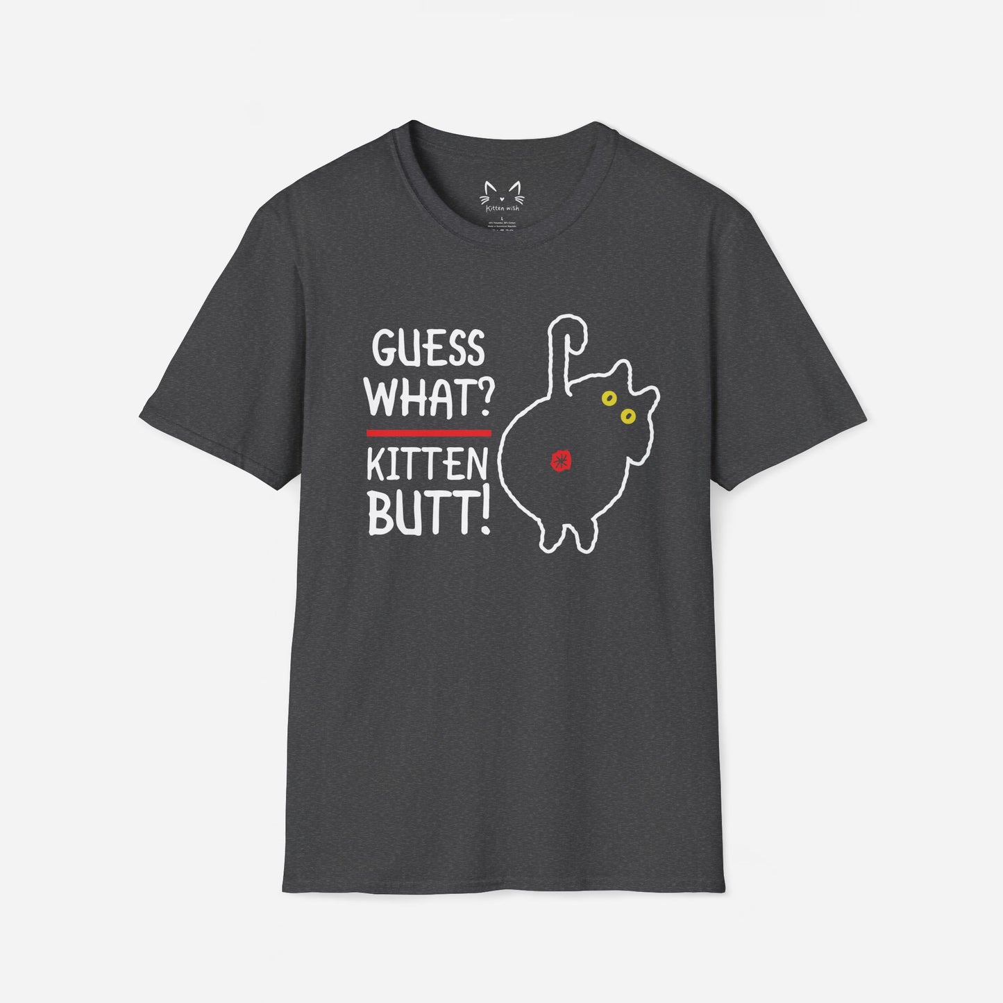 Guest What Kitten Butt Cat T-Shirt
