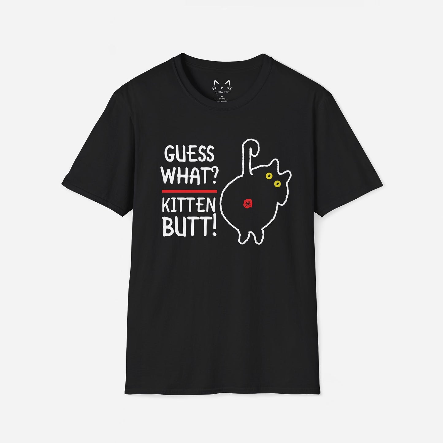 Guest What Kitten Butt Cat T-Shirt
