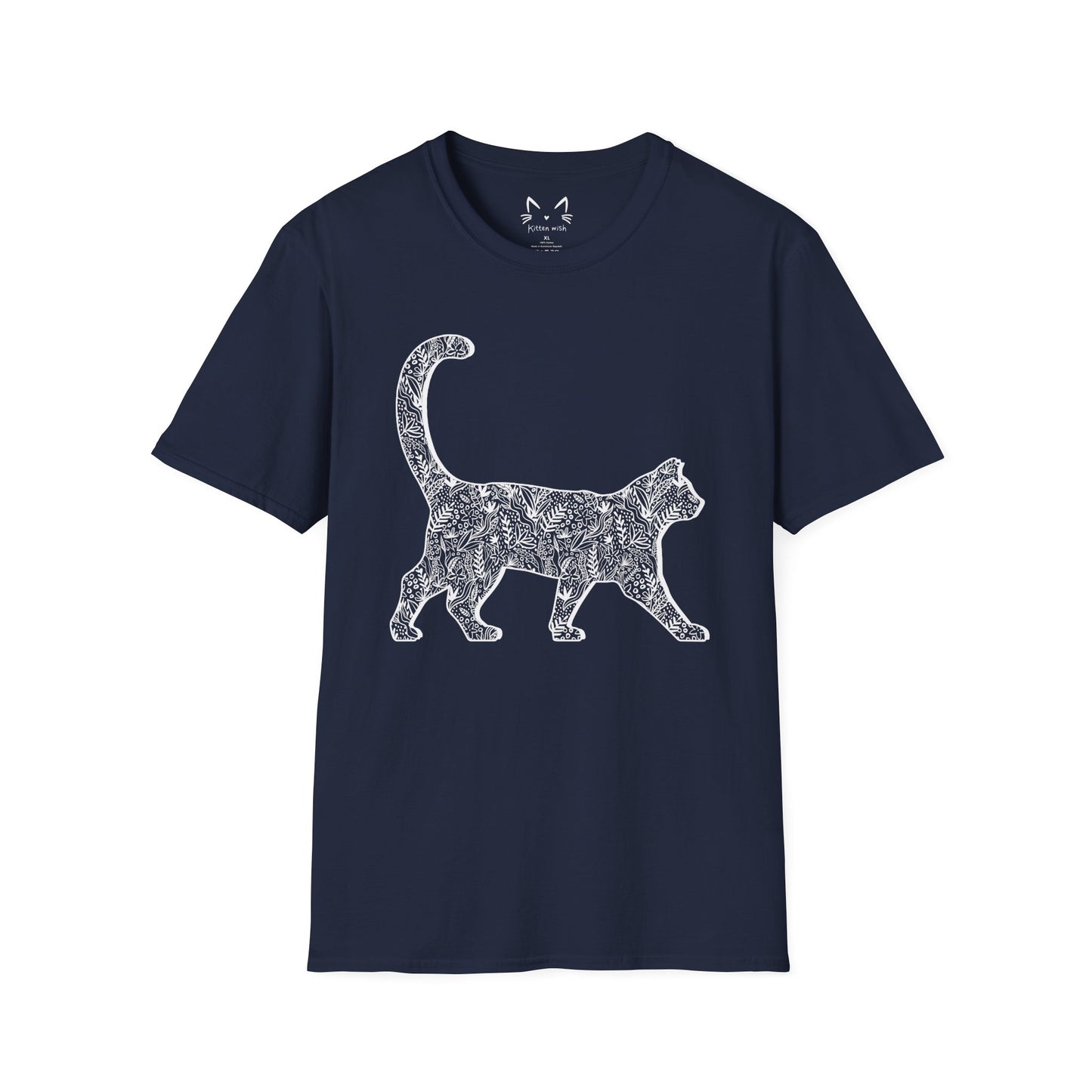 Floral Cat T-Shirt