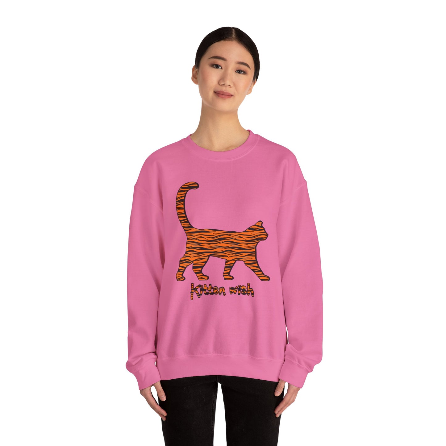 Tiger Stripe Cat Sweatshirt