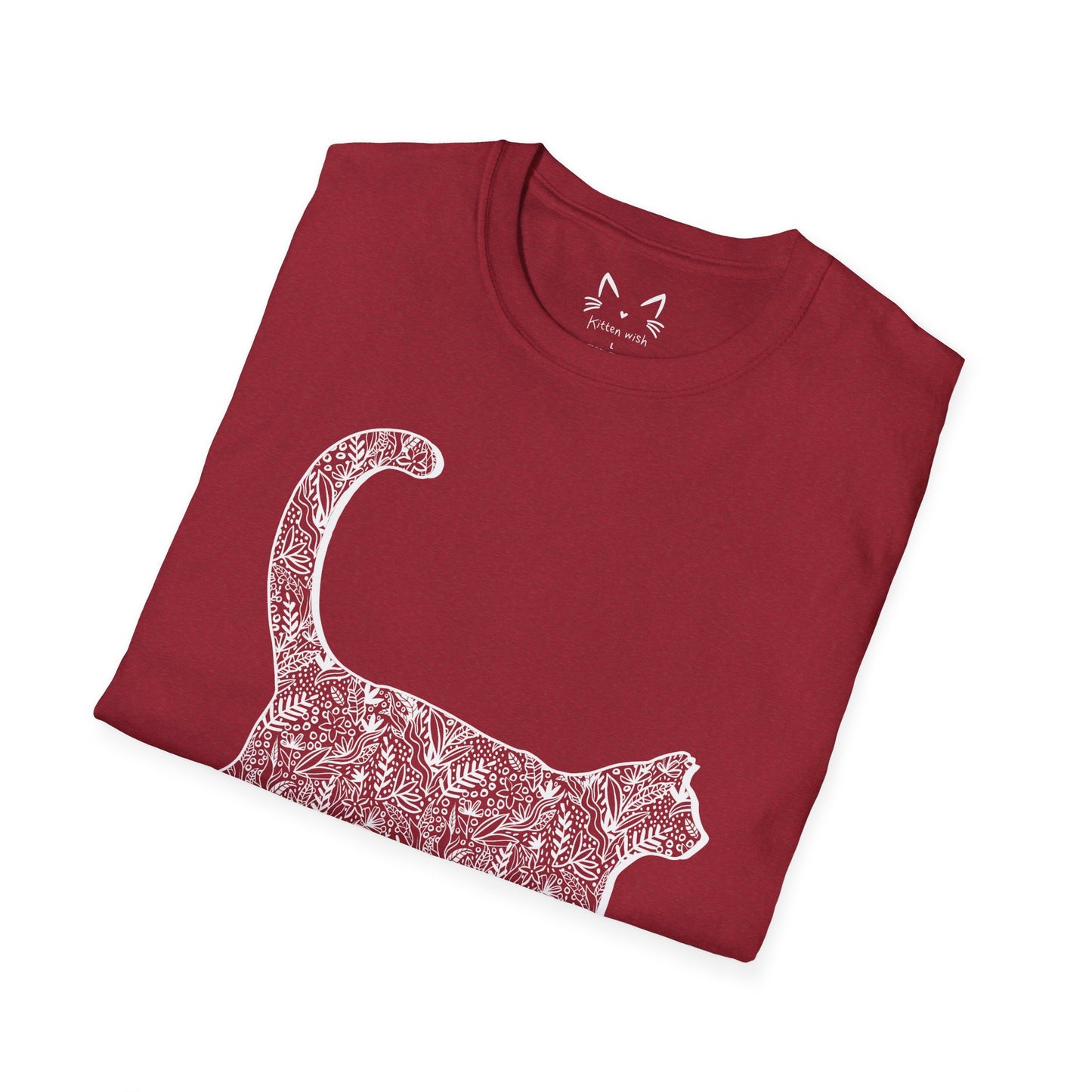 Floral Cat T-Shirt