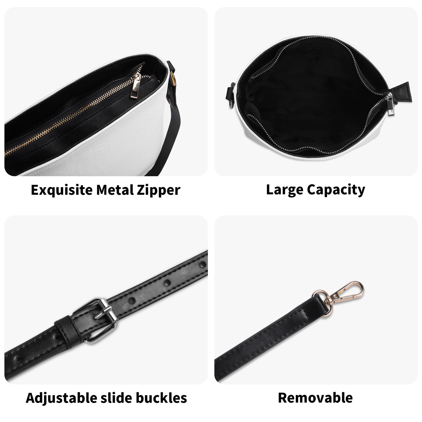 Cat Lady Womens PU Bucket Bag Shoulder Bag