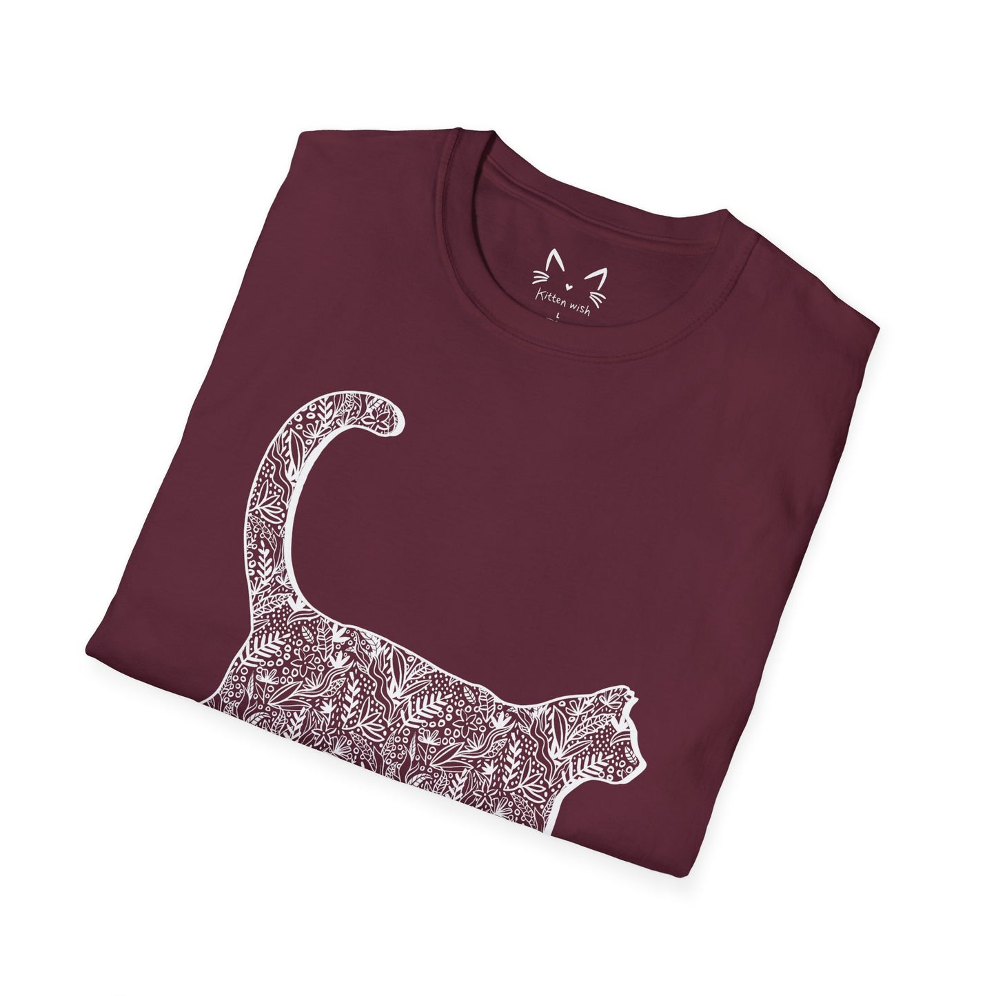 Floral Cat T-Shirt