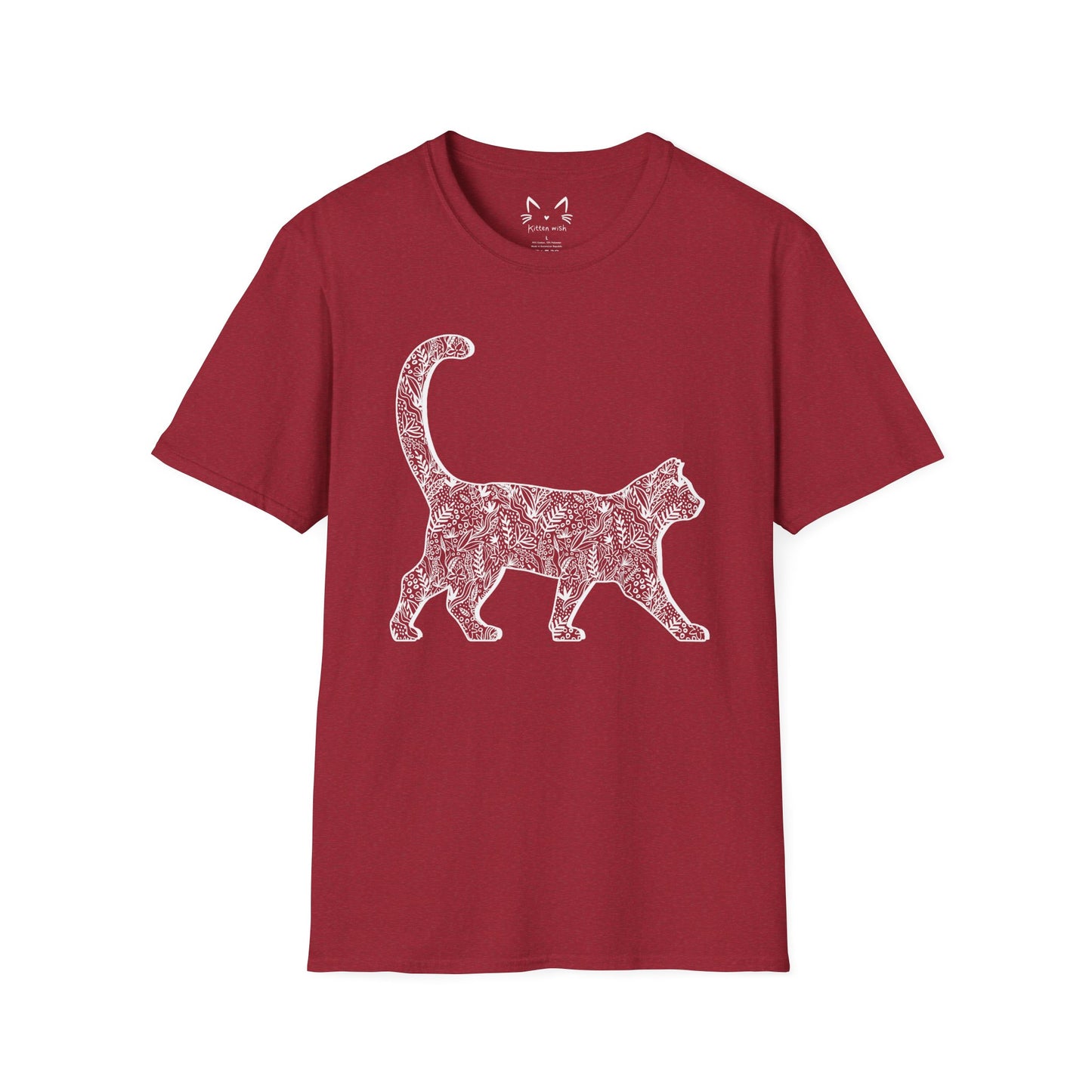 Floral Cat T-Shirt