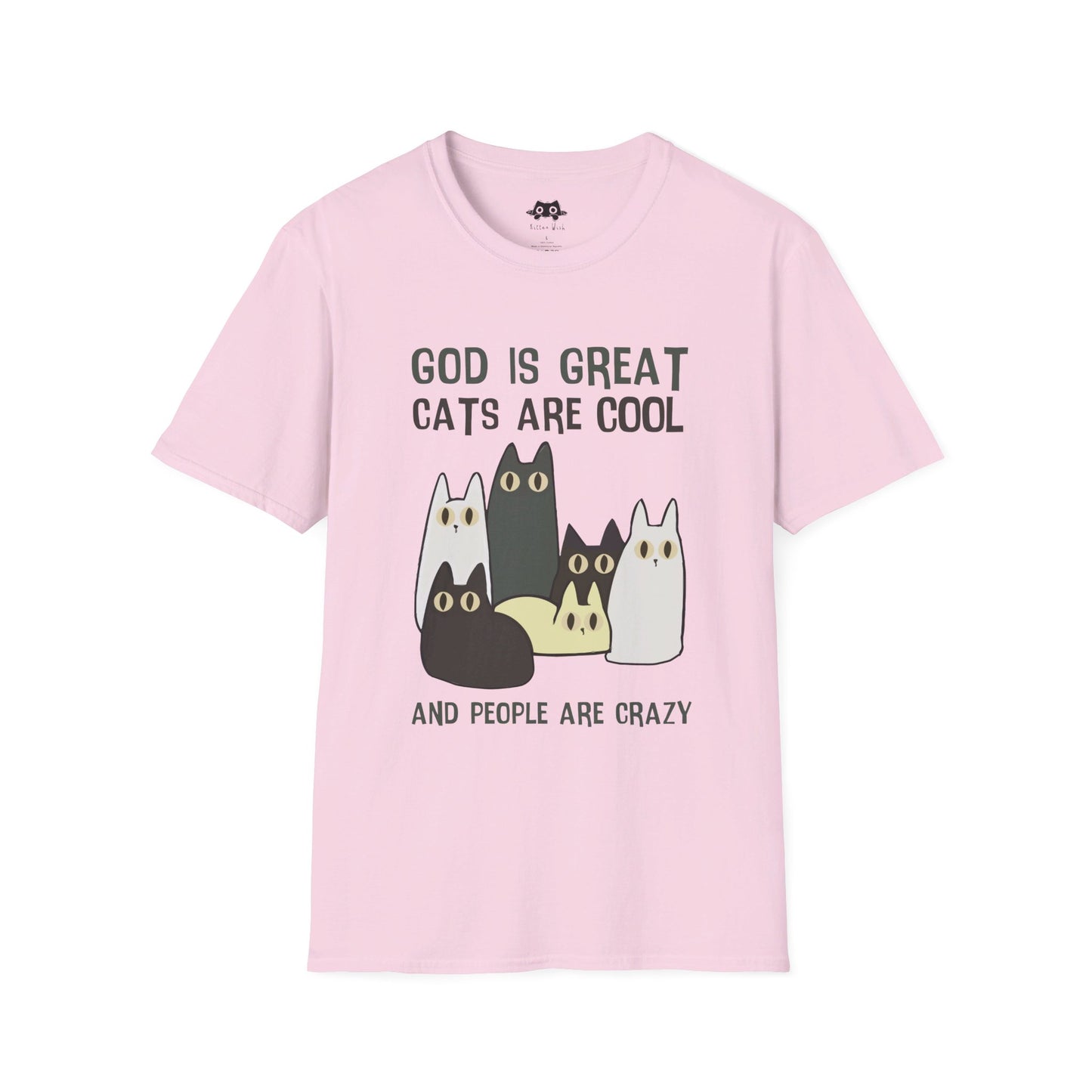 God is Great, Cats are Cool T-Shirt