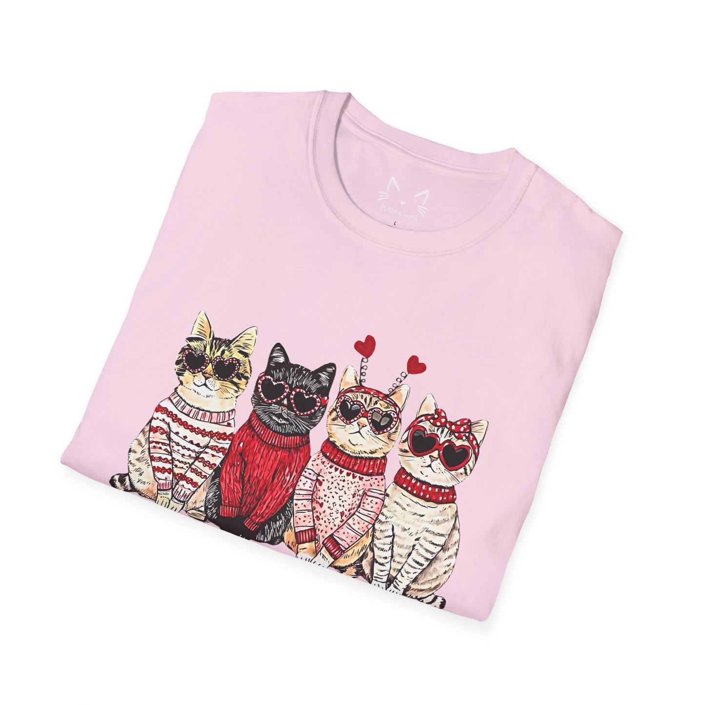 Valentine Cat T-Shirt
