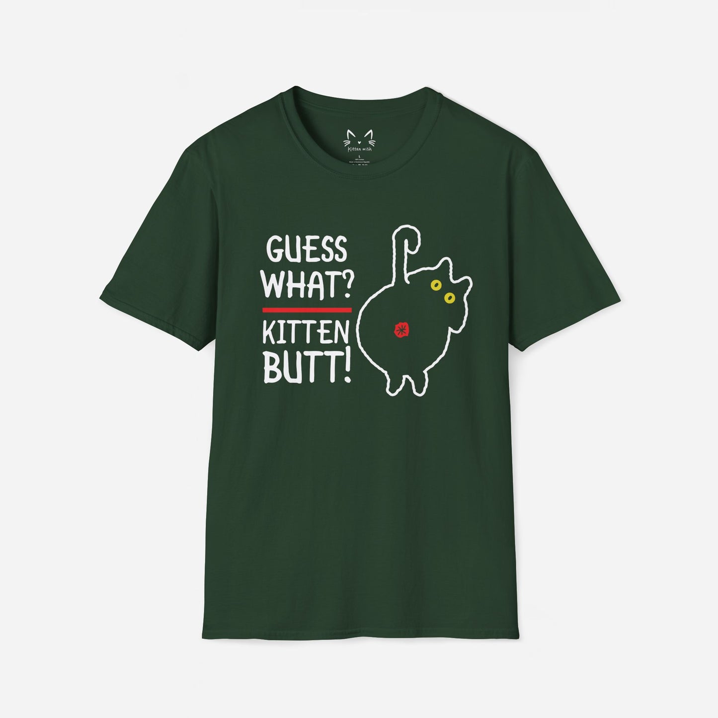 Guest What Kitten Butt Cat T-Shirt
