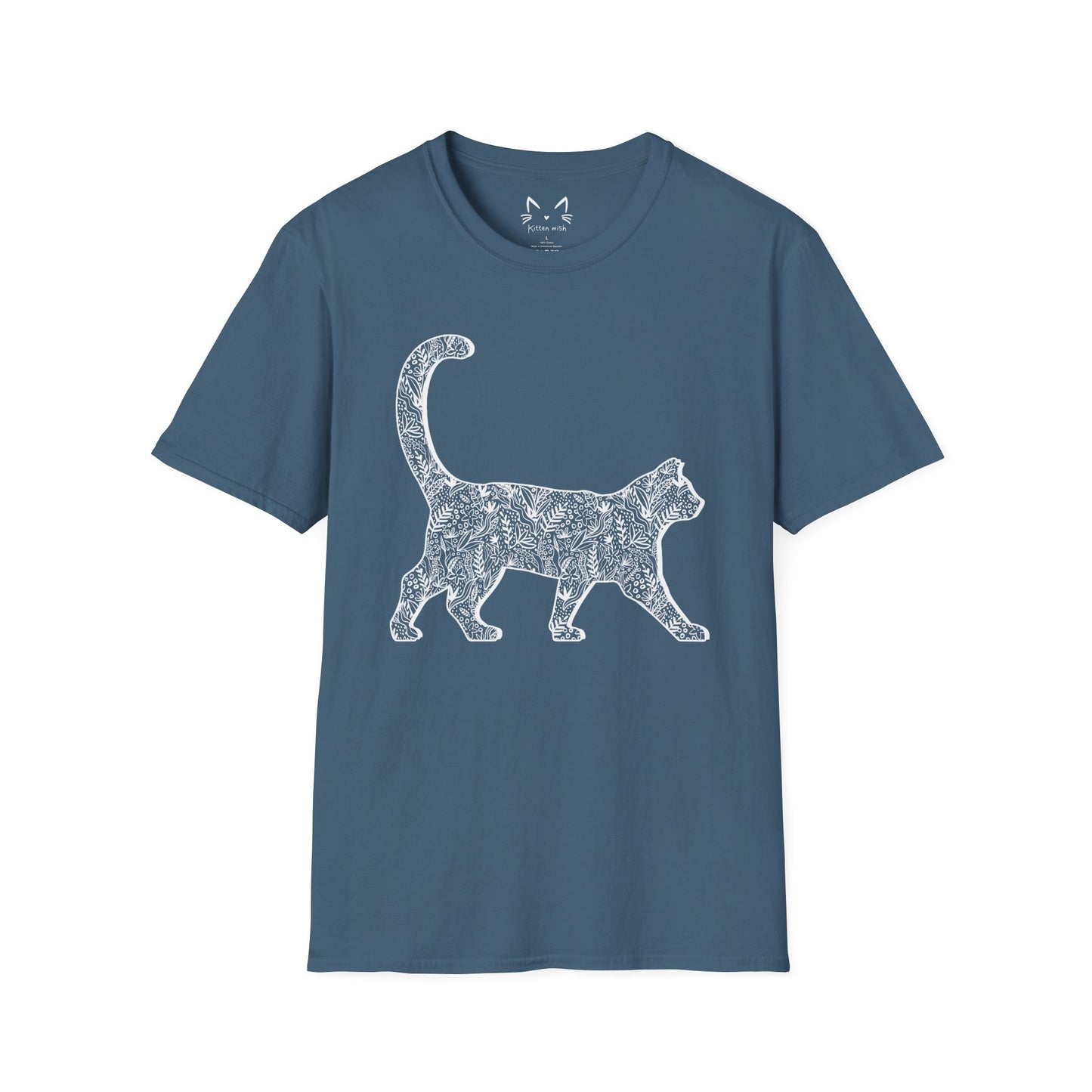 Floral Cat T-Shirt