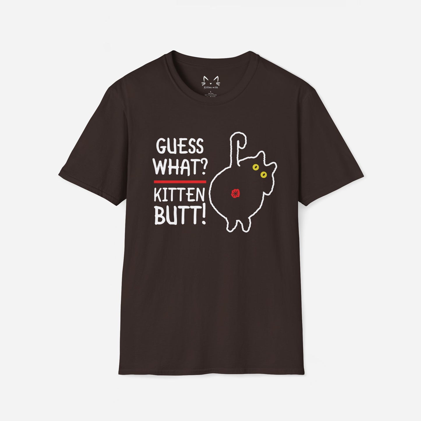 Guest What Kitten Butt Cat T-Shirt