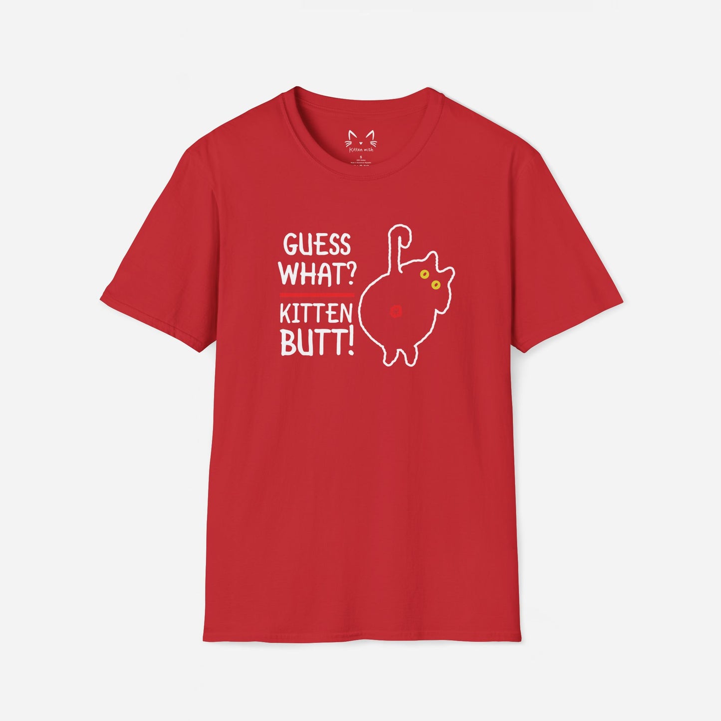 Guest What Kitten Butt Cat T-Shirt