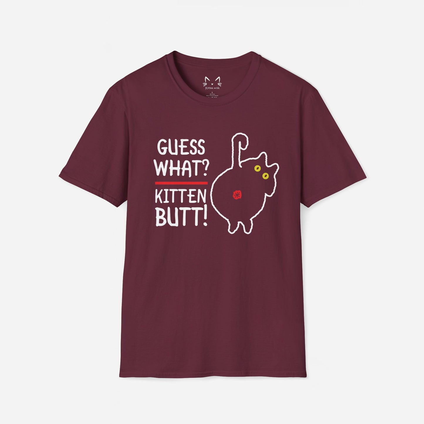 Guest What Kitten Butt Cat T-Shirt