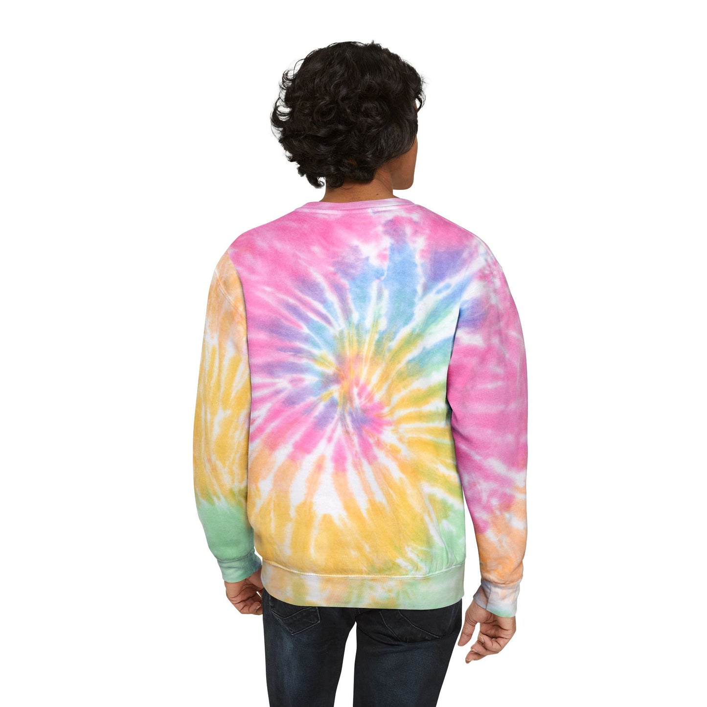 Cat Face Tie-Dye Sweatshirt