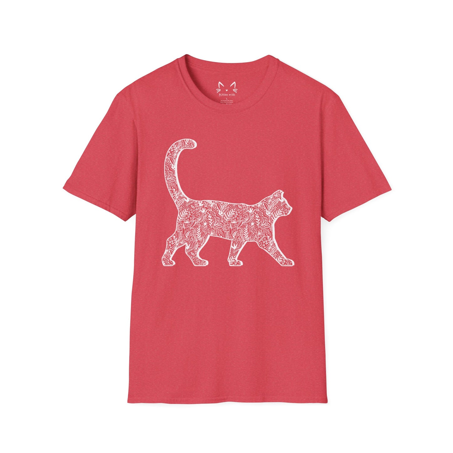 Floral Cat T-Shirt