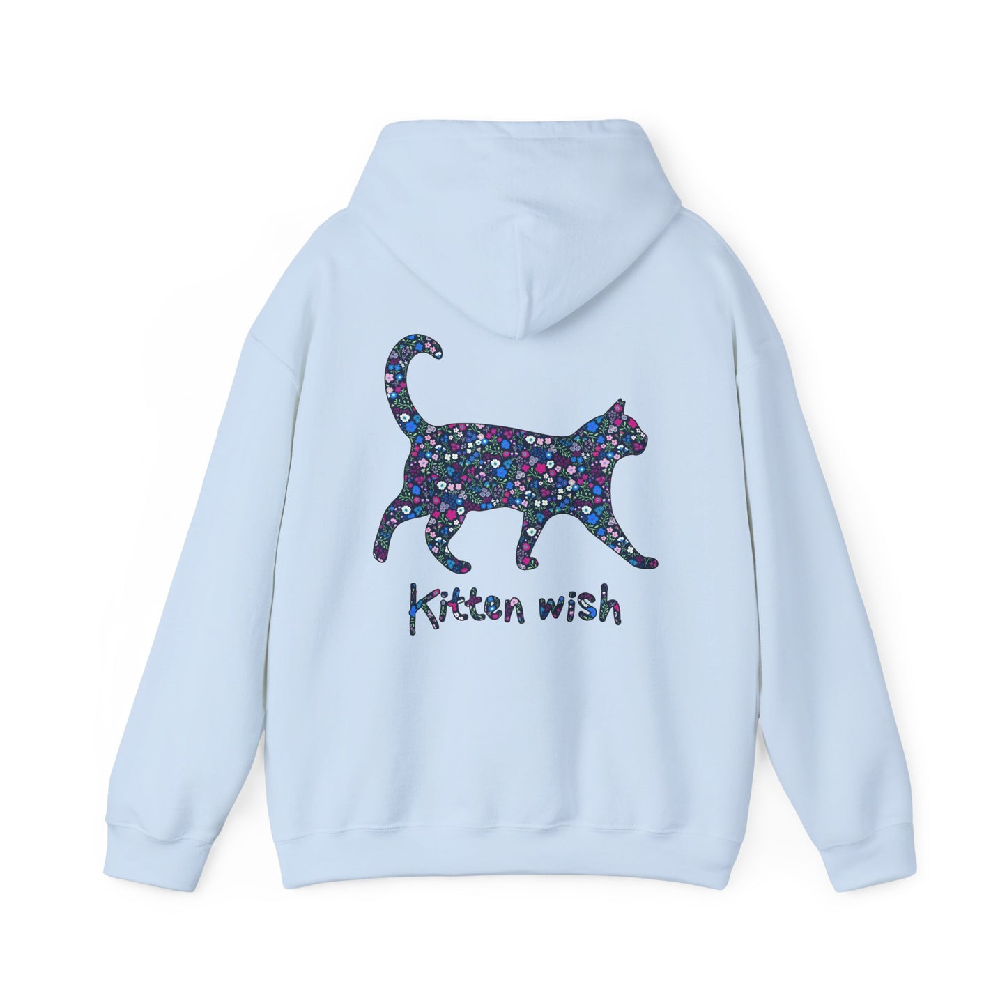Winter Brights Floral Cat Hoodie