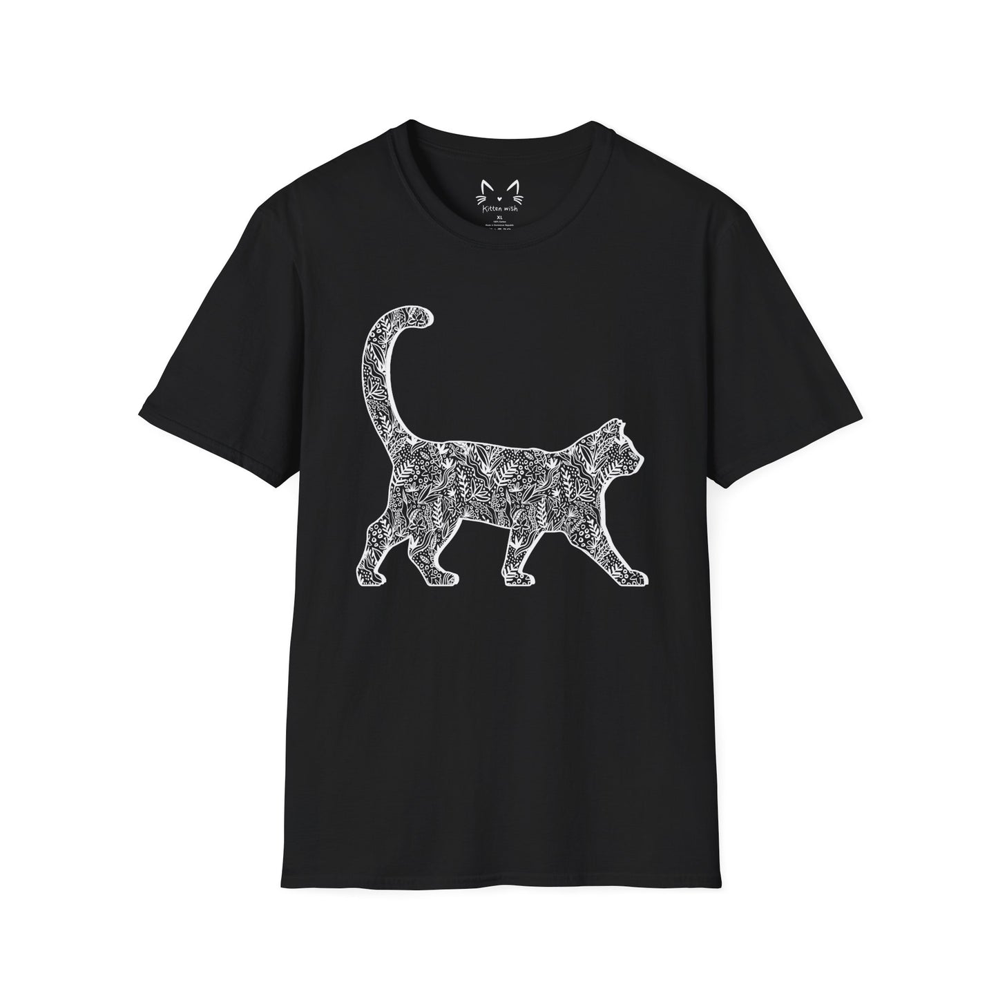 Floral Cat T-Shirt