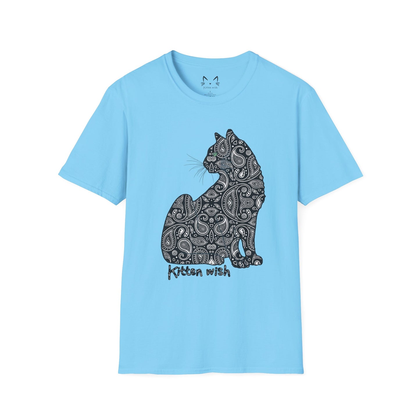 Kitten Wish Cat Paisley T-Shirt