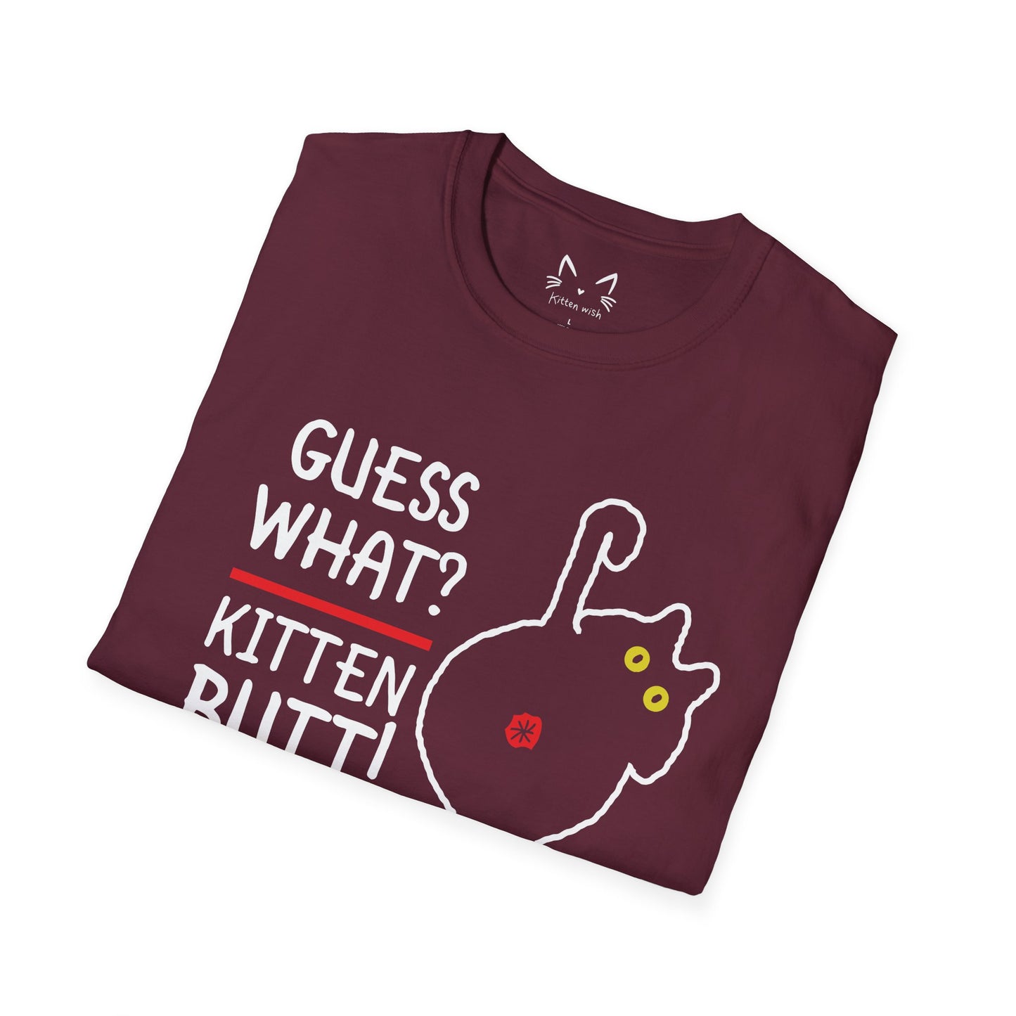Guest What Kitten Butt Cat T-Shirt