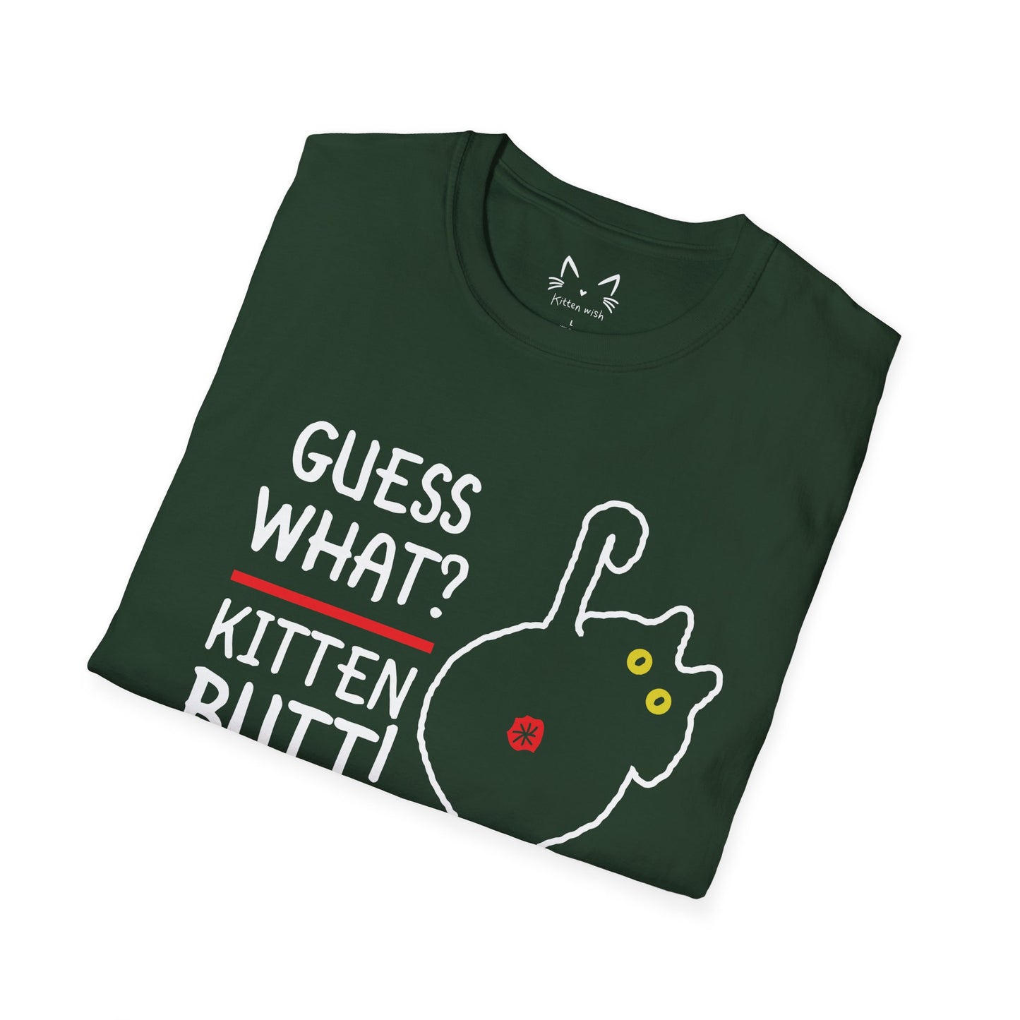 Guest What Kitten Butt Cat T-Shirt