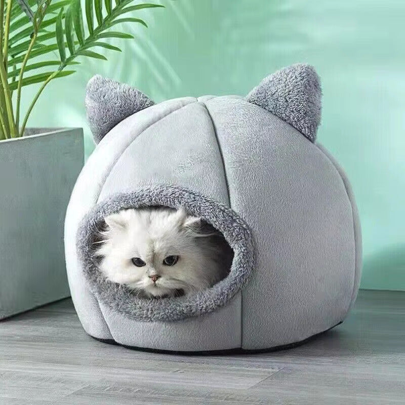 Calming Cat Tent Cave Bed