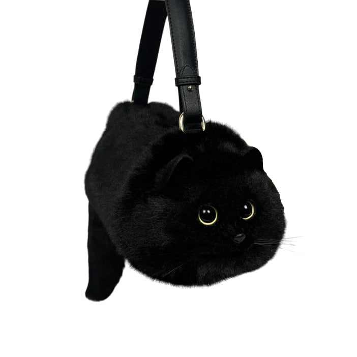 Kitty Amazingly Real Fluffy Cat Handbag