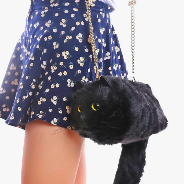 Kitty Amazingly Real Fluffy Cat Handbag