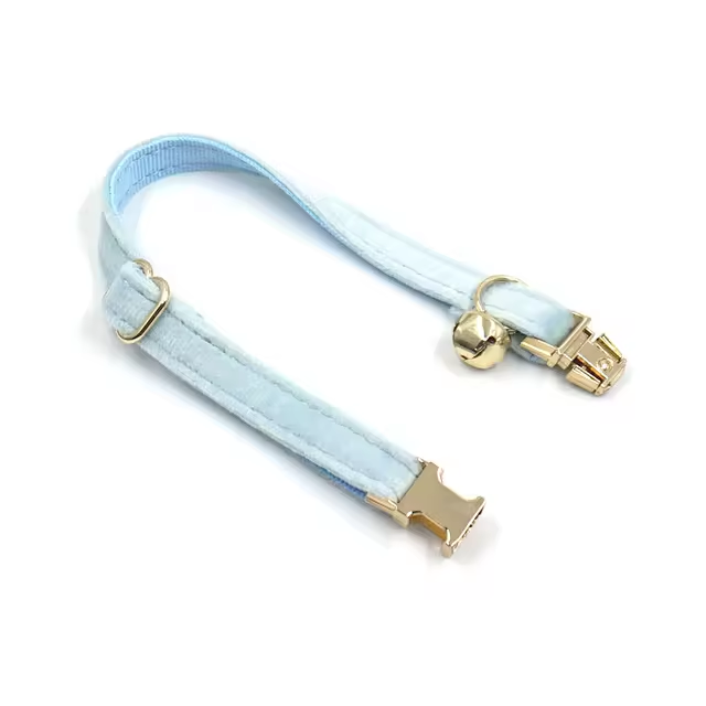 Personalized Velvet Cat Collar with Bell