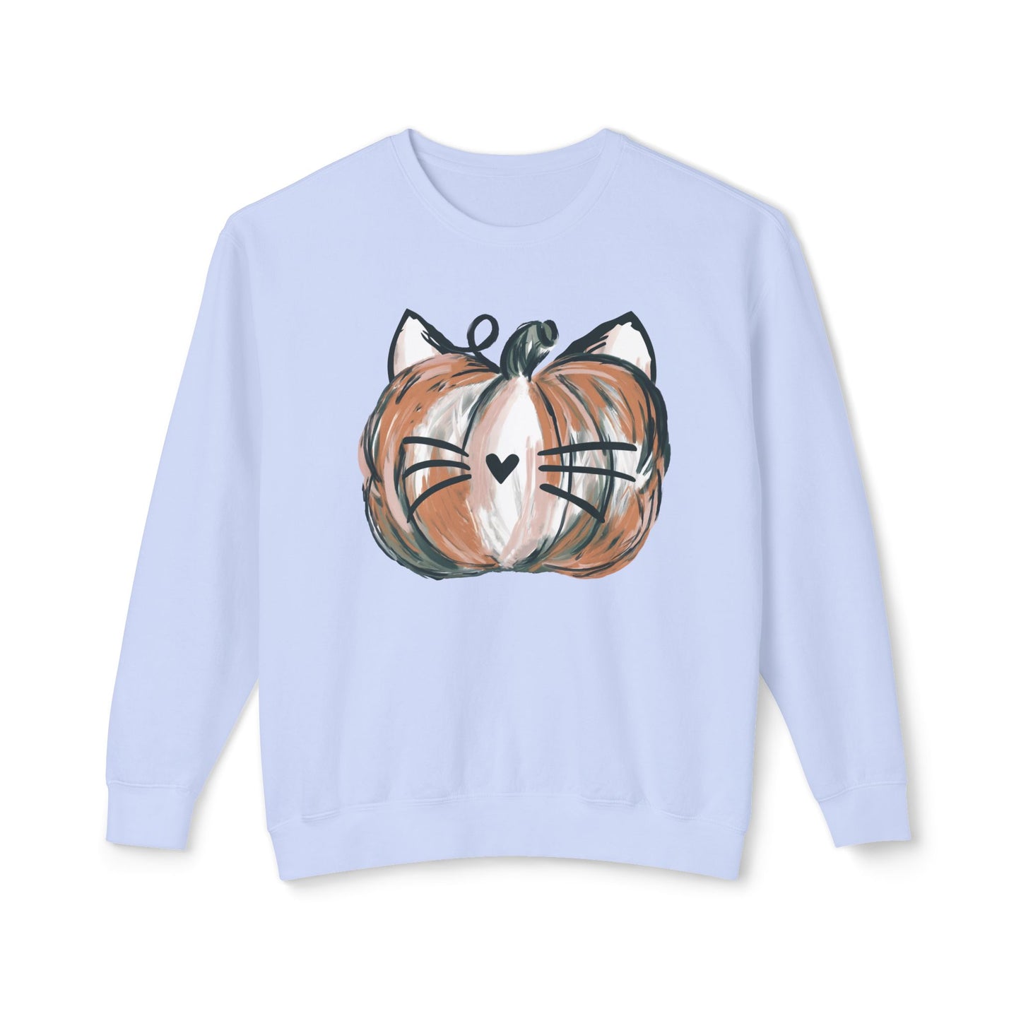 Cozy Pumpkin Cat Sweatshirt