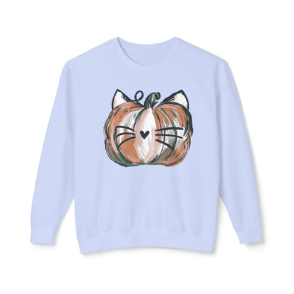 Cozy Pumpkin Cat Sweatshirt