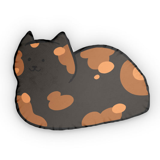 Tortoiseshell Cat Loaf Shaped Pillows