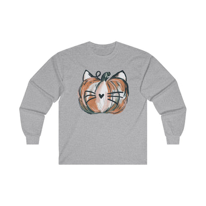 Cat Pumpkin Long Sleeve Tee 2