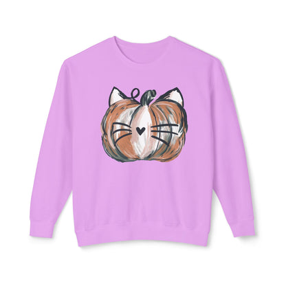 Cozy Pumpkin Cat Sweatshirt