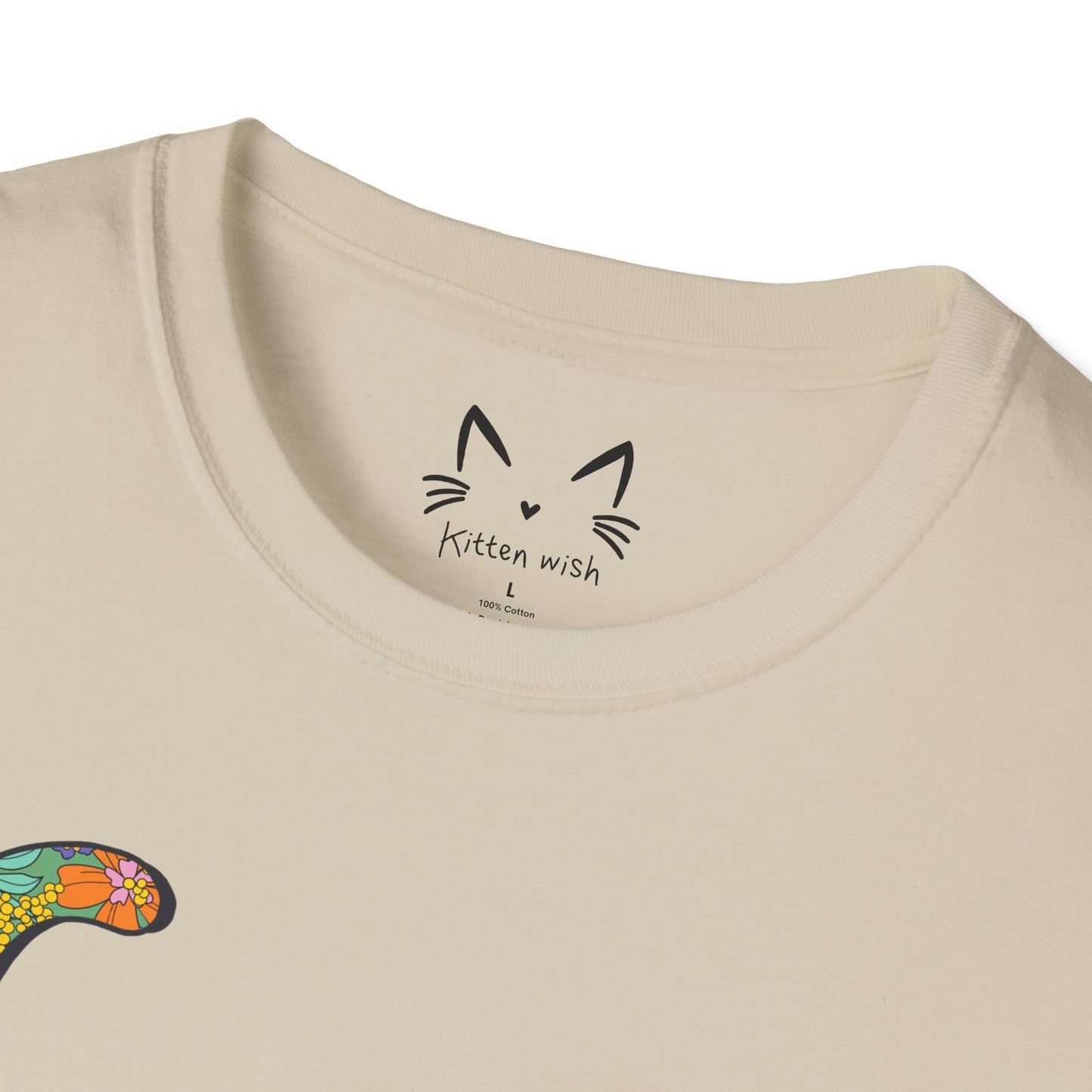 Retro Flower Cat T-Shirt