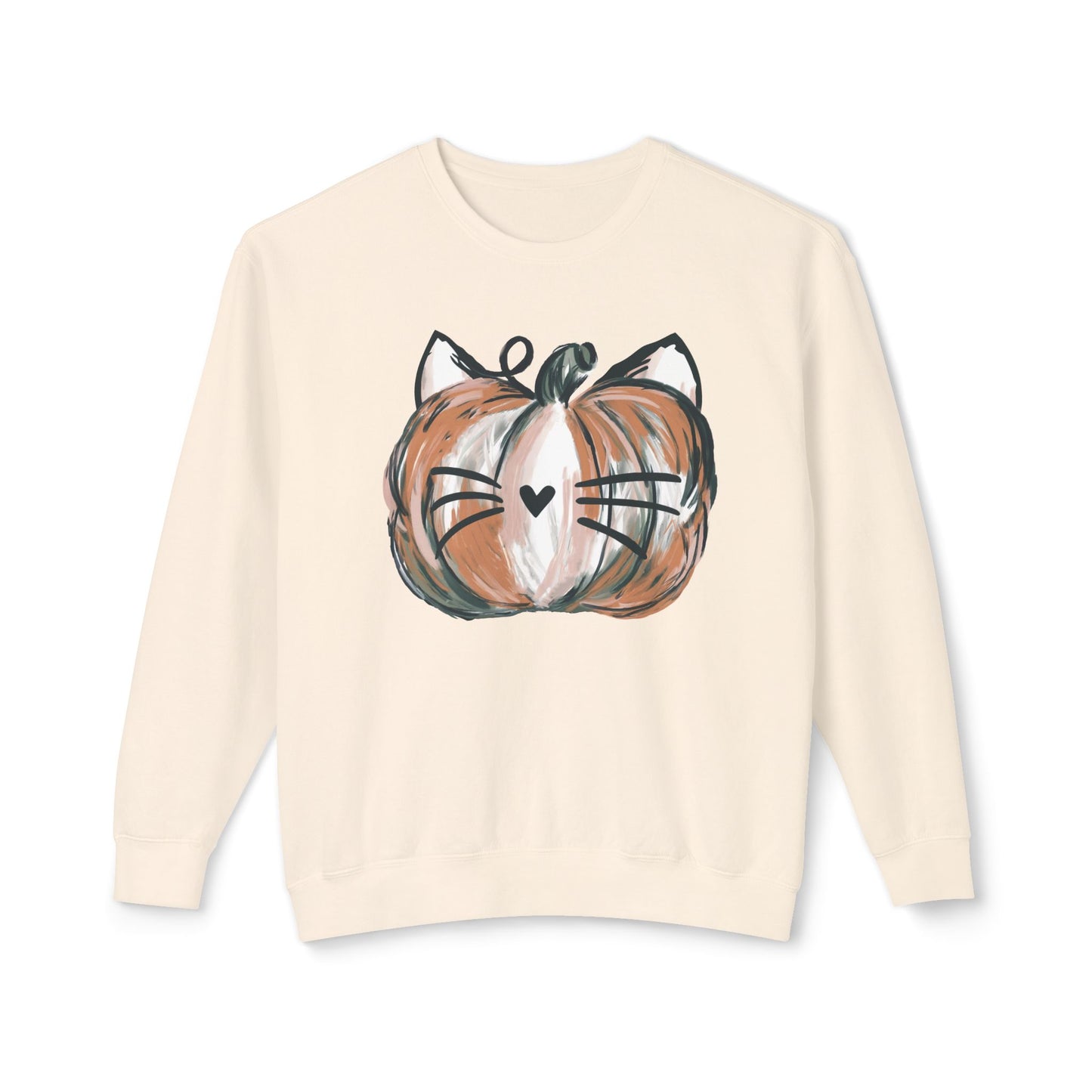 Cozy Pumpkin Cat Sweatshirt