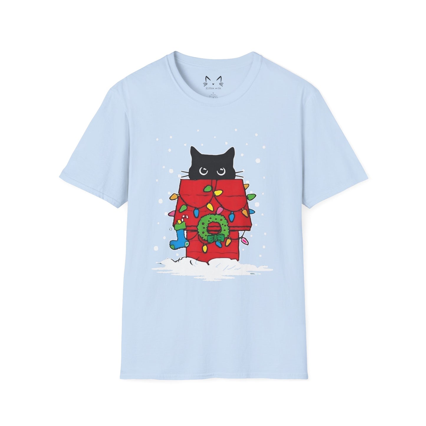 Cat Christmas T-shirt