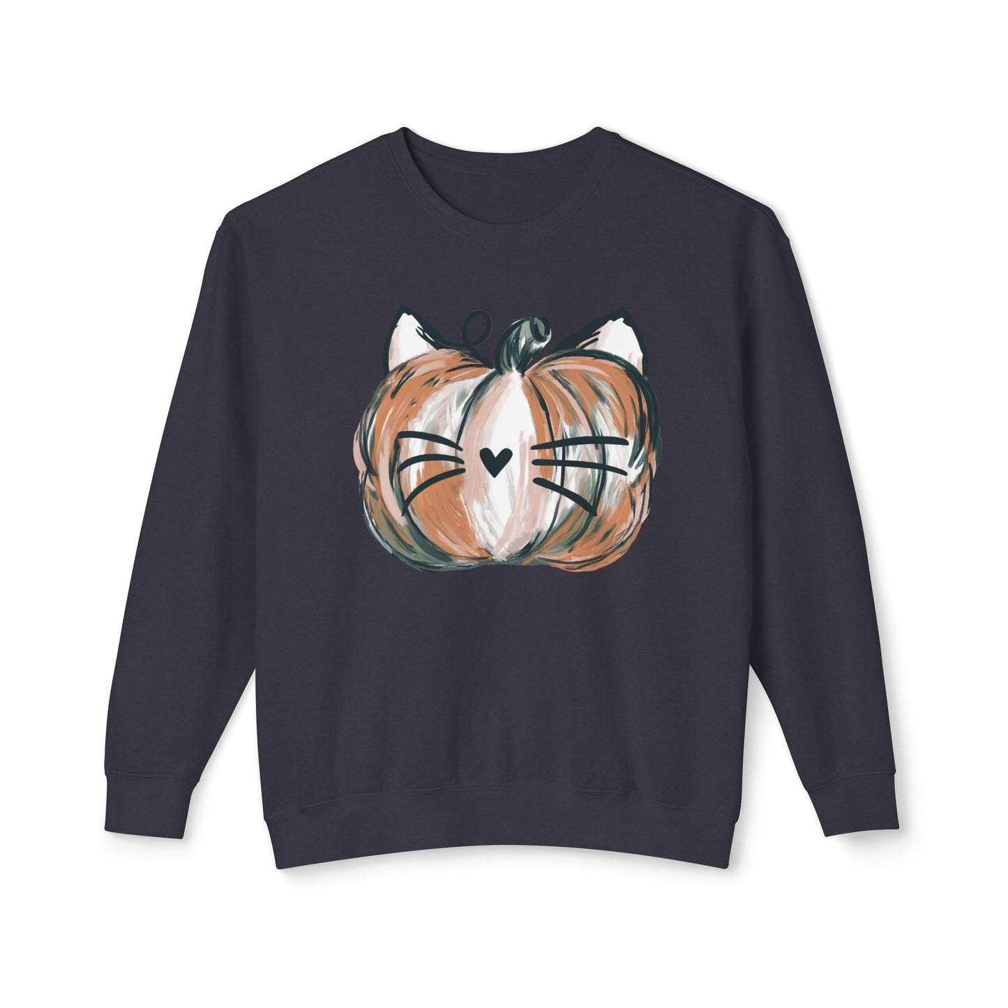 Cozy Pumpkin Cat Sweatshirt