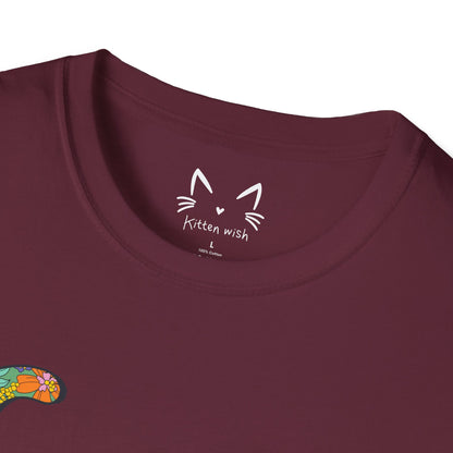 Retro Flower Cat T-Shirt