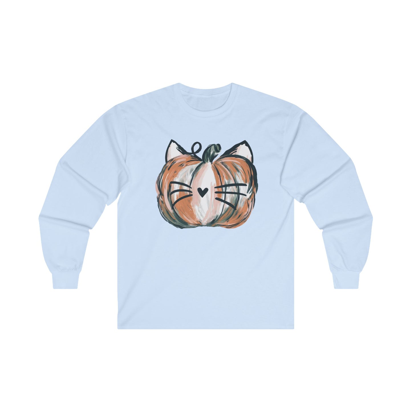 Cat Pumpkin Long Sleeve Tee 2