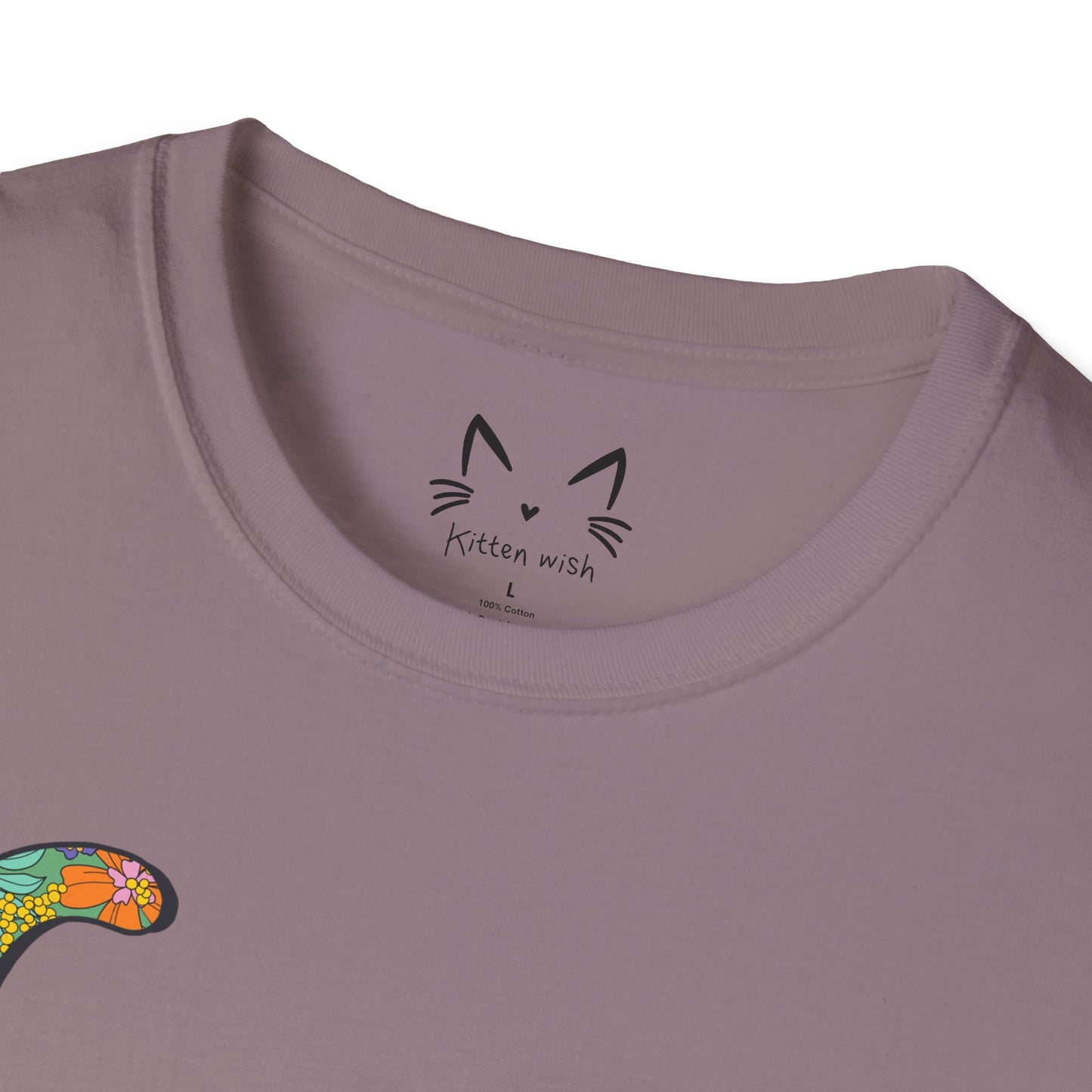 Retro Flower Cat T-Shirt
