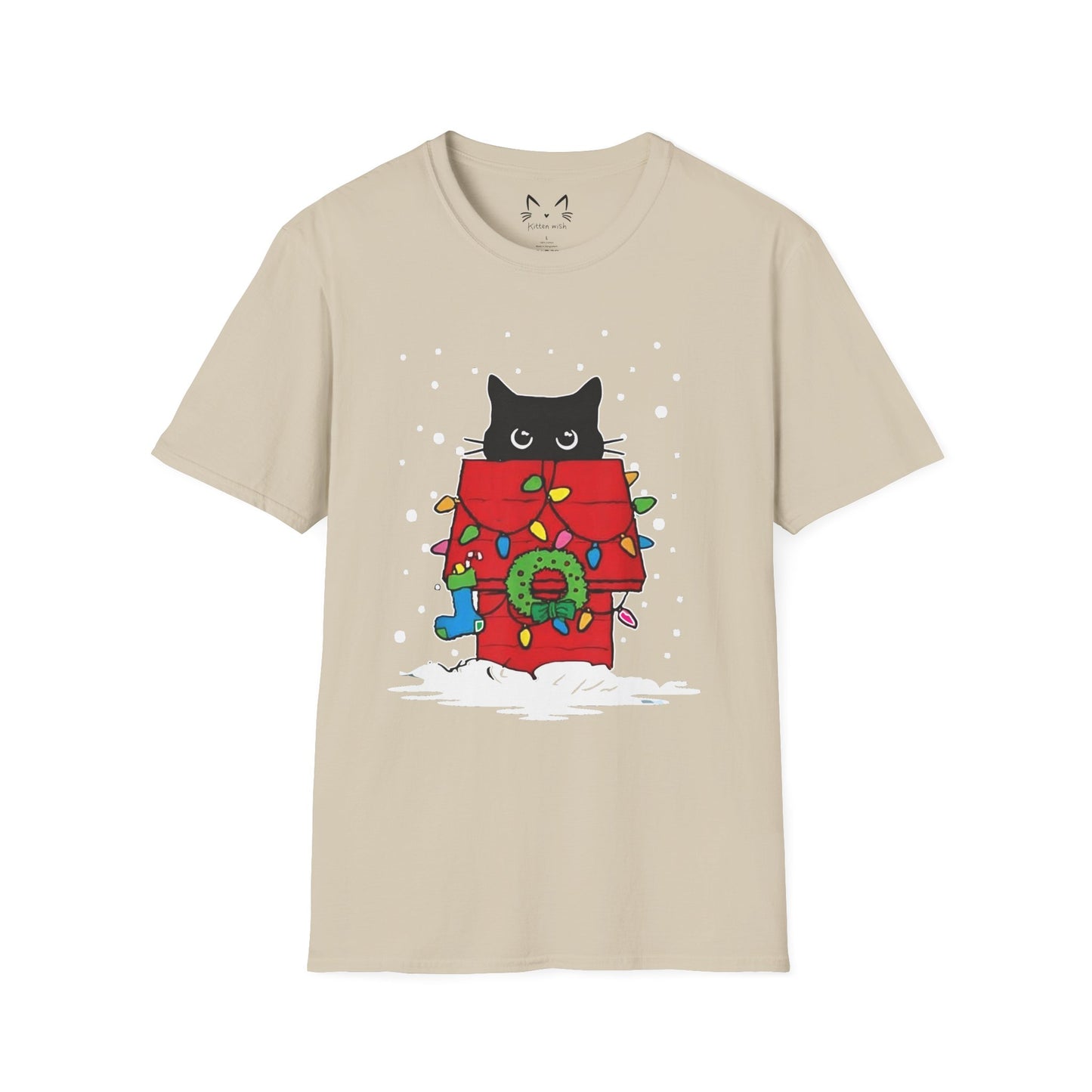 Cat Christmas T-shirt