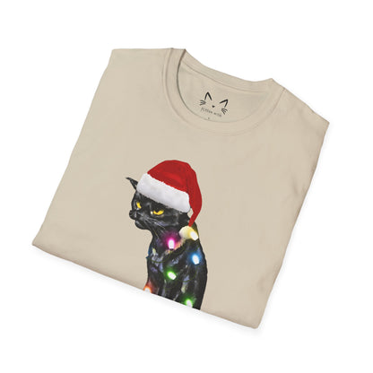 Merry Kissmyass Cat T-shirt